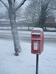 A Snowy Post Box