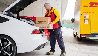 Amazon DHL Car Boot Delivery