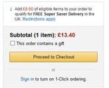 Amazon Doubles SuperSaver Delivery Minimum Order sm