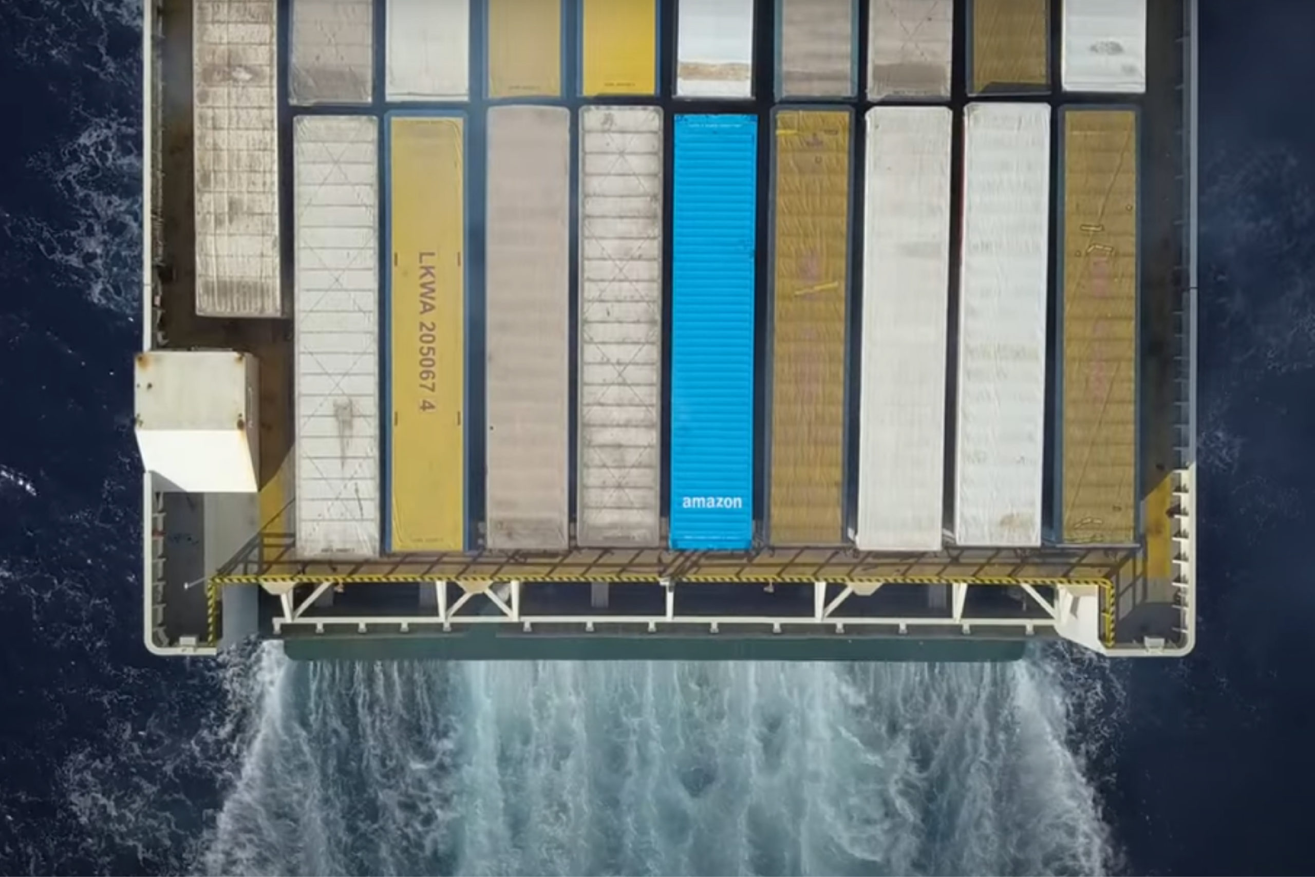 Sea transportation enables faster Amazon deliveries to Italy and Spain