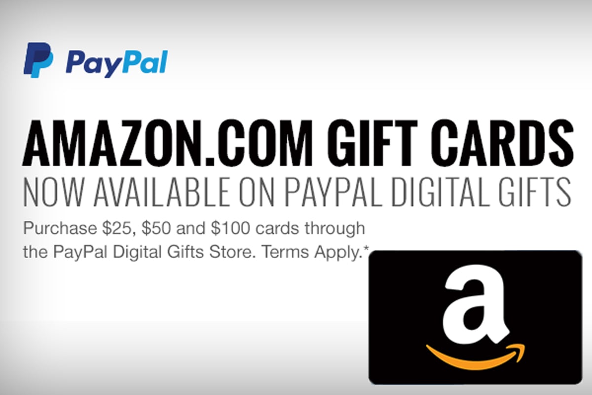 You can now buy Amazon.com gift cards from PayPal - ChannelX