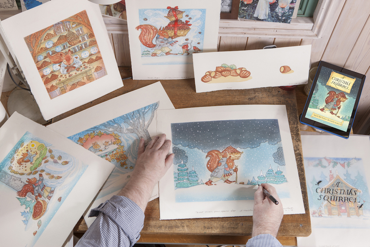 FAMED ILLUSTRATOR IAN BECK BRINGS TO LIFE ‘A CHRISTMAS SQUIRRE