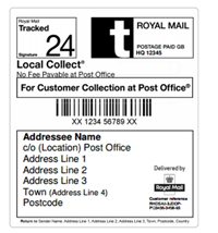 Click and Collect Label
