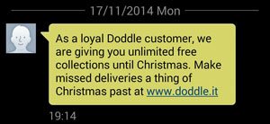 Doddle Text Offer