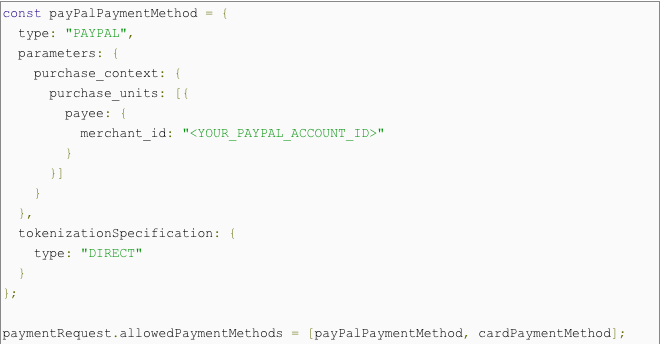Google Pay and Paypal