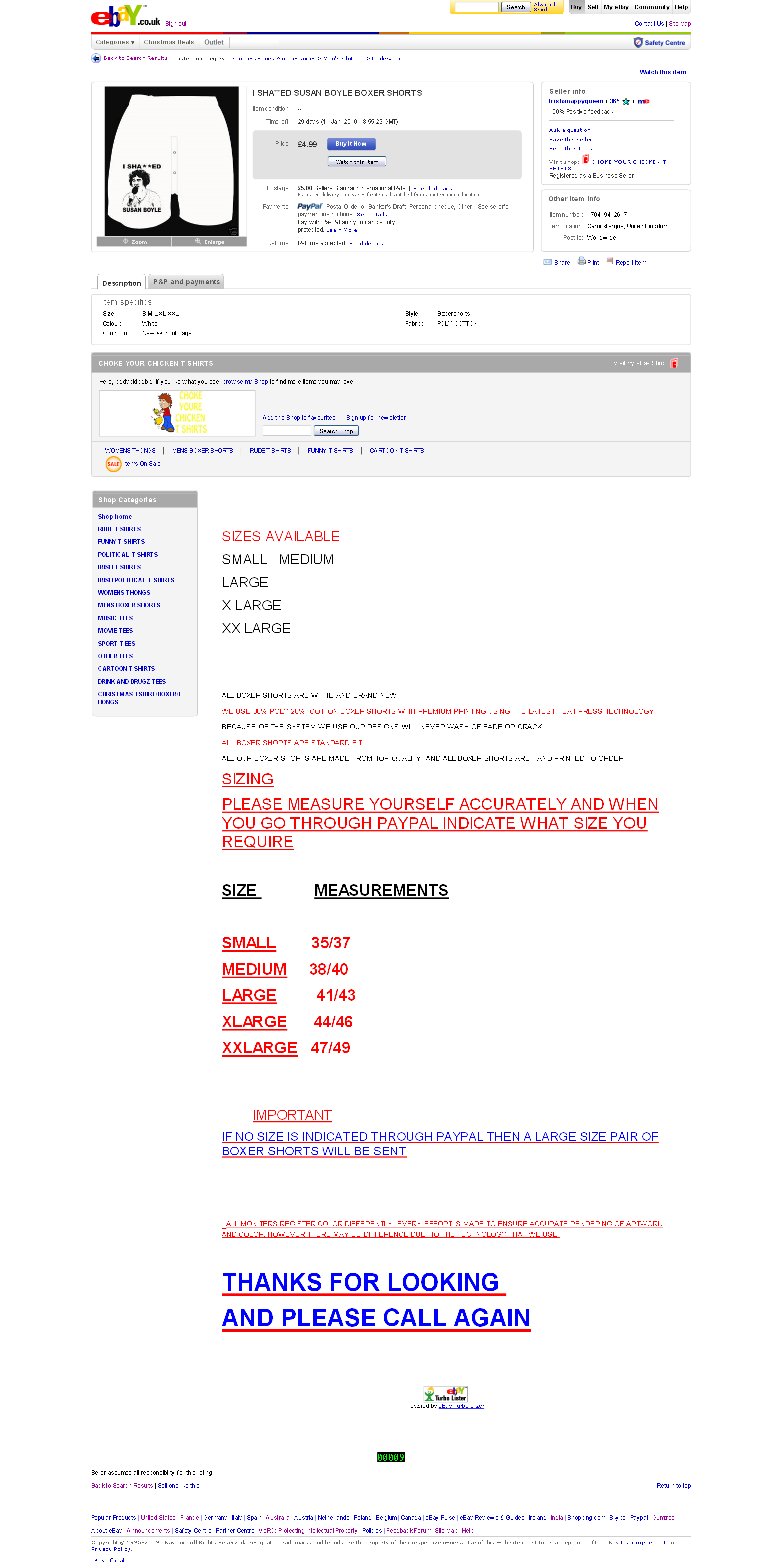 I SHAED SUSAN BOYLE BOXER SHORTS on eBay (end time 11-Jan-10 18-55-23 GMT)