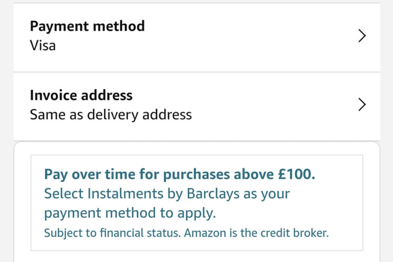 Instalments by Barclays payment plans come to Amazon ChannelX