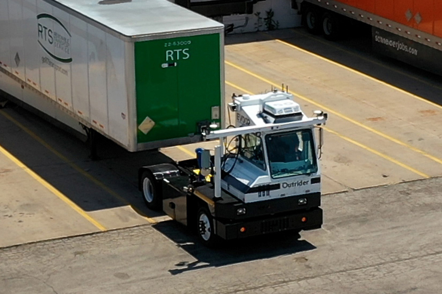 Outrider autonomous yard operations for logistics hubs now offer advanced, tractor-trailer automated hitching capabilities