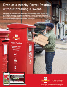 Royal Mail Buy Print Drop Parcel Post Box