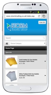 Storm Trading Mobile Website
