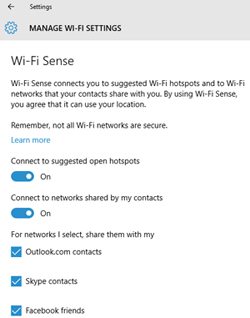 WiFi Sense