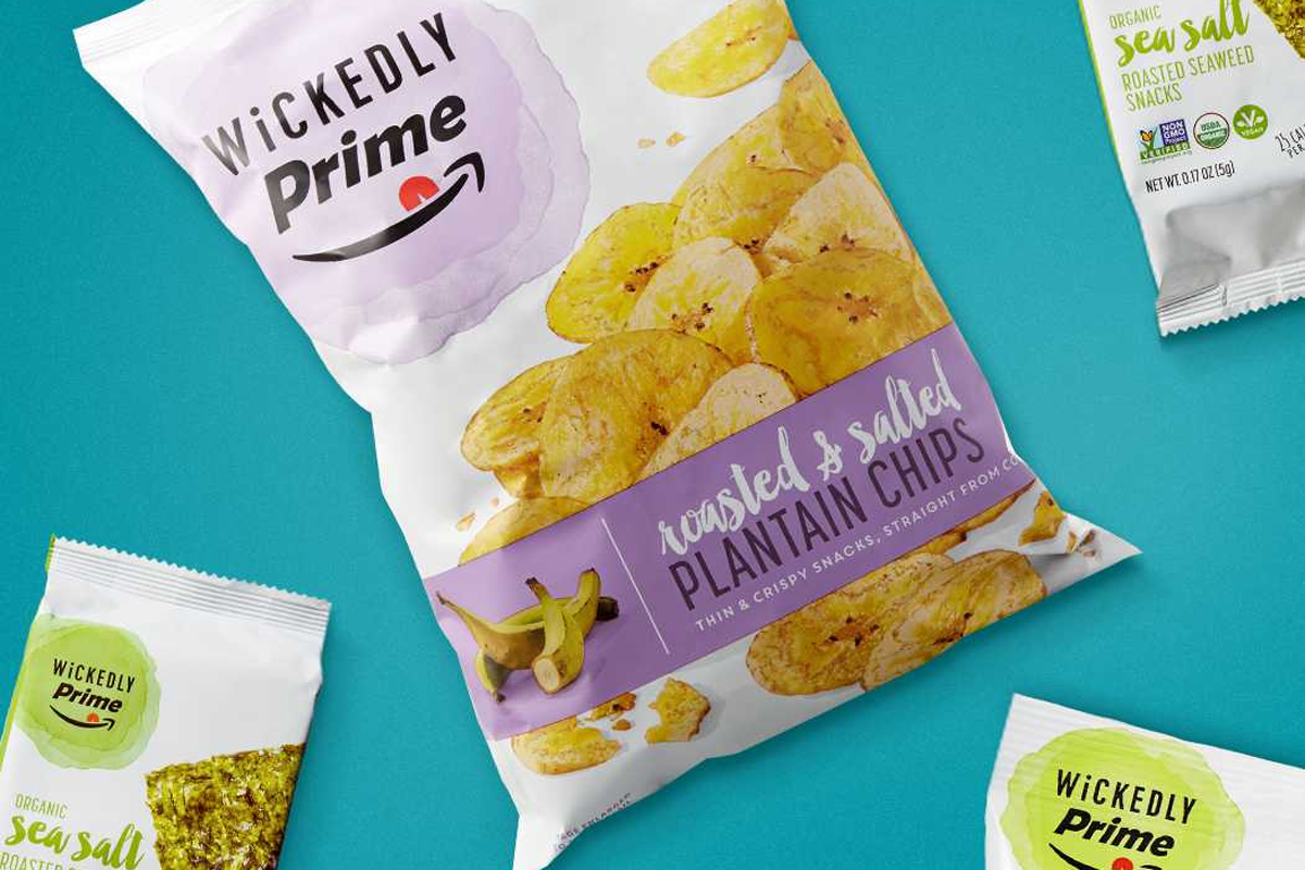  Wickedly Prime Plantain Chips, Roasted & Salted, 12