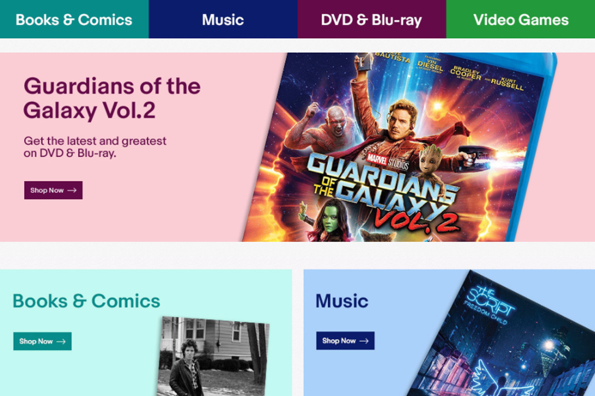 eBay launch 'The Entertainment Shop' as THE home for physical media