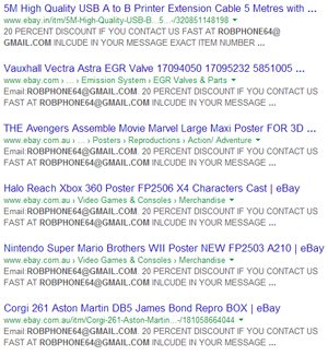 eBay Hack Google Search Results