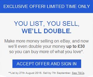 eBay Promo Double