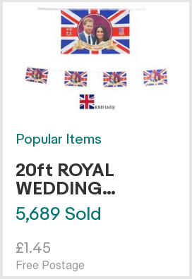 eBay Royal Wedding Promotion