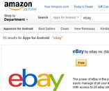 eBay on Amazon