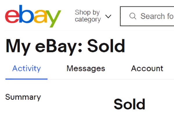 eBay Order History - 2 years now available