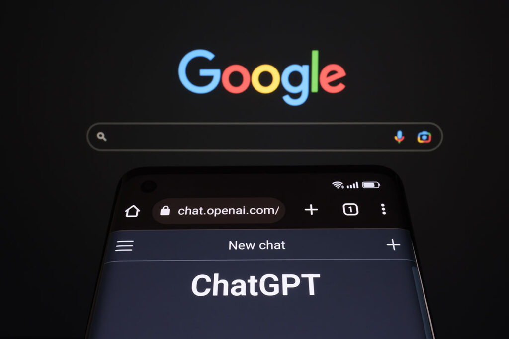 ChatGPT favoured over Google Search by Younger Generations