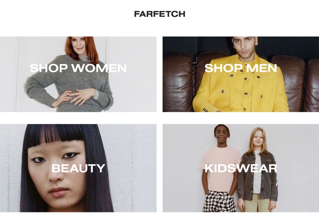 Focus on FarFetch luxury fashion marketplace