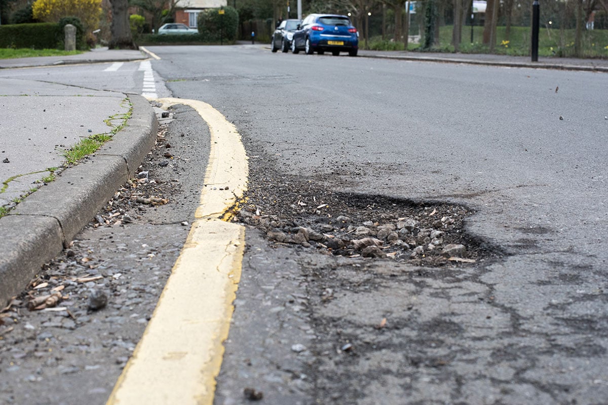 Norwich worst roads in eBay pothole index