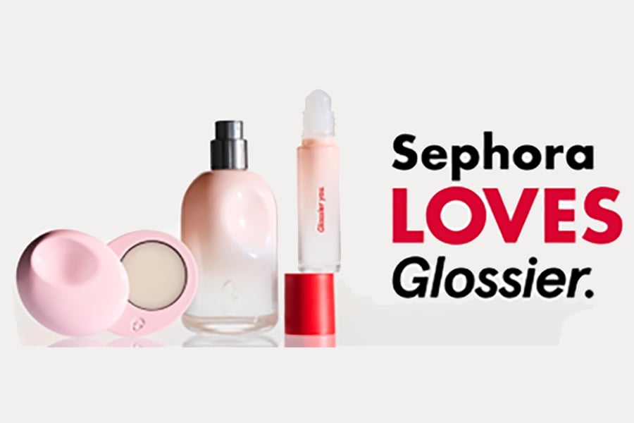 Sephora: first Glossier international wholesale partner