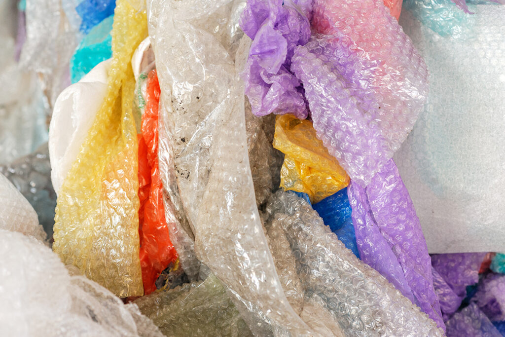 Solving the bubble wrap recycling conundrum