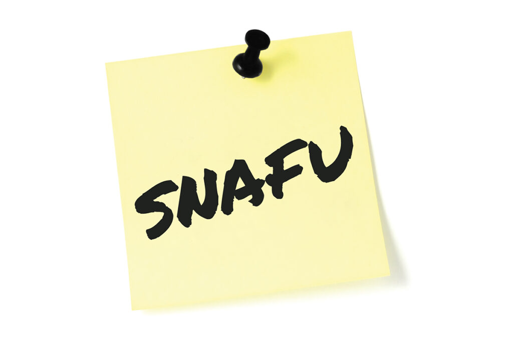 Ecommerce SNAFU - Swearing & Cancelled Deliveries