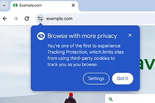 Google Chrome Cookie Tracking Protection
