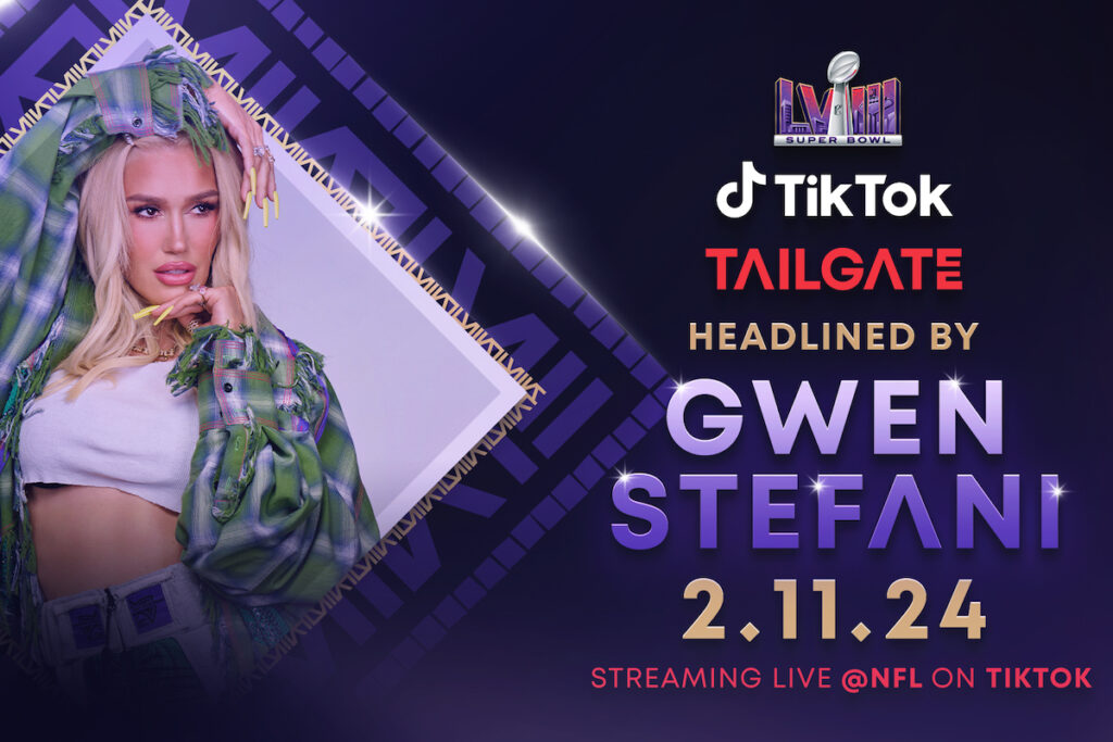 Gwen Stefani to perform at Super Bowl LVIII TikTok Tailgate