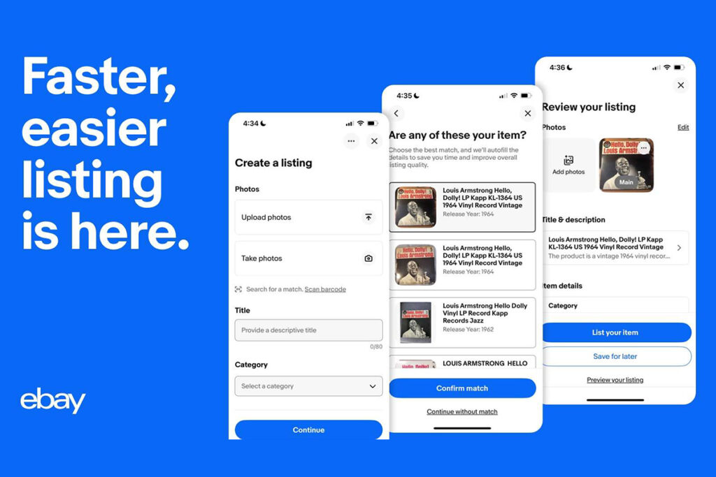 eBay’s New AI-Powered Listing Tool launched
