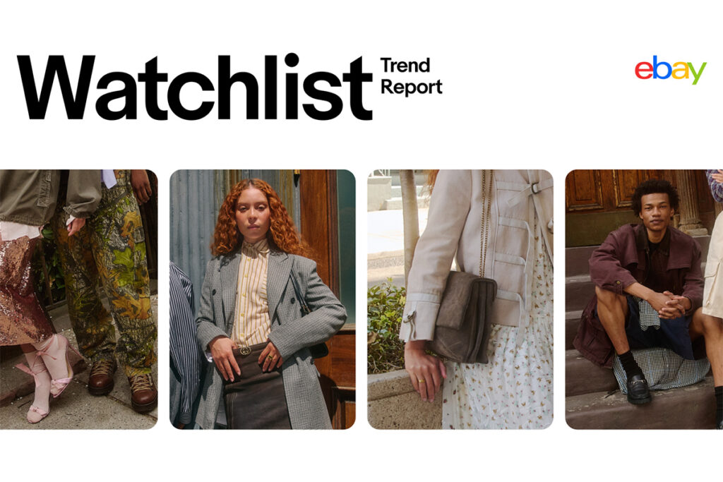 eBay Watchlist reveals fashion trends of 134 million shoppers