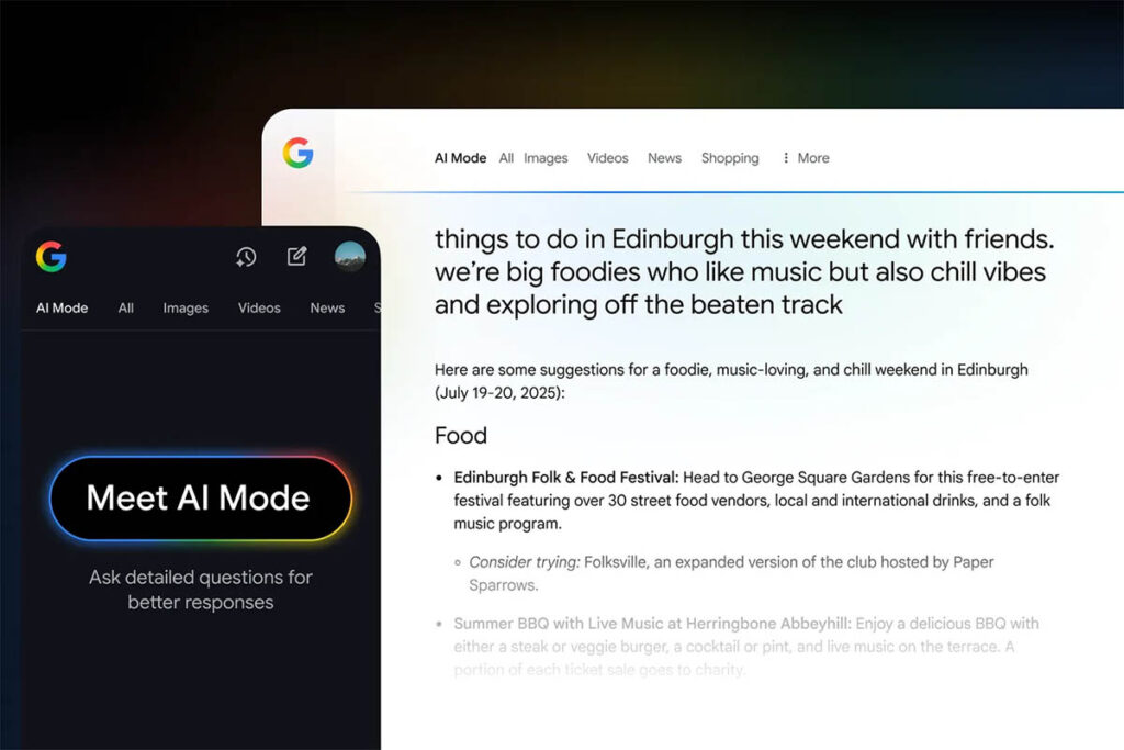 Google AI Mode Search rolls out in the UK