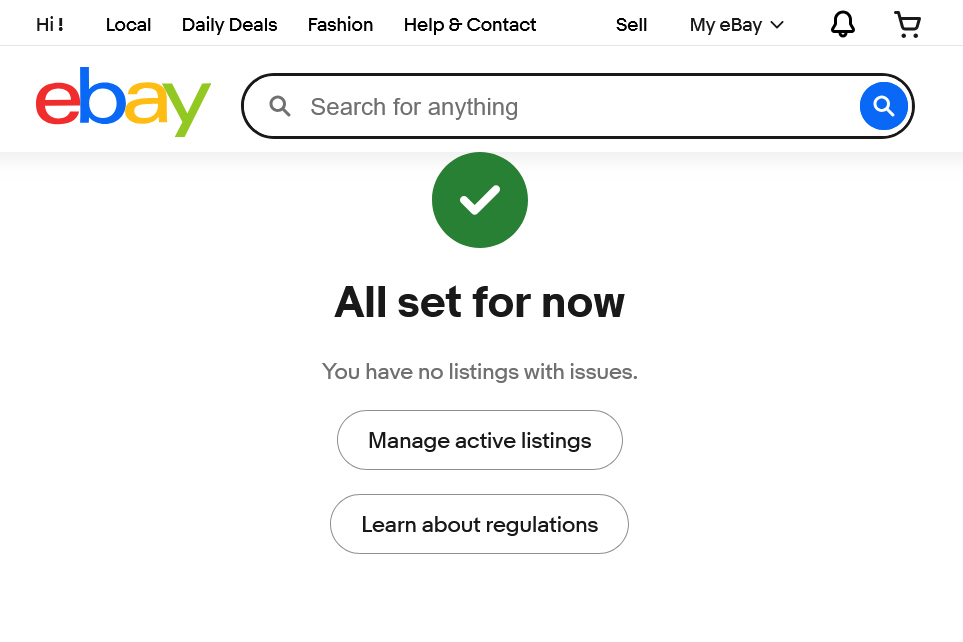 eBay's new Account and Listing Health Centre