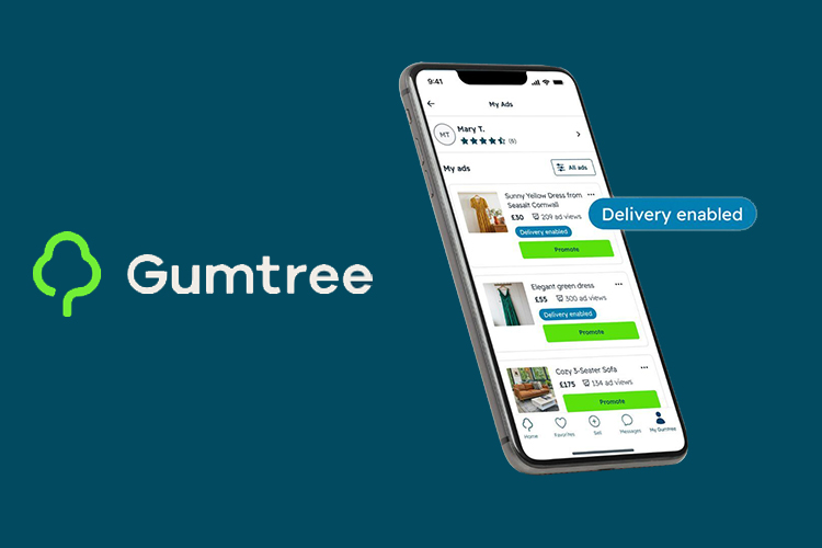 Delivery on Gumtree moves platform from classified ads to marketplace