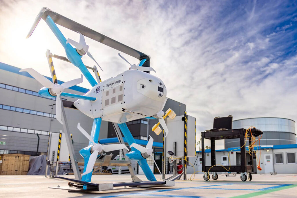 2 Centuries after 1st Steam Train, Amazon starts drone flights in Darlington