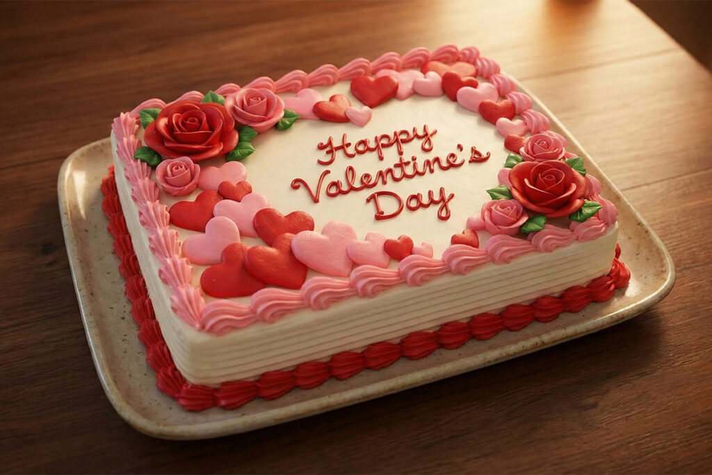 Lovers choosing cake over flowers this Valentine’s Day