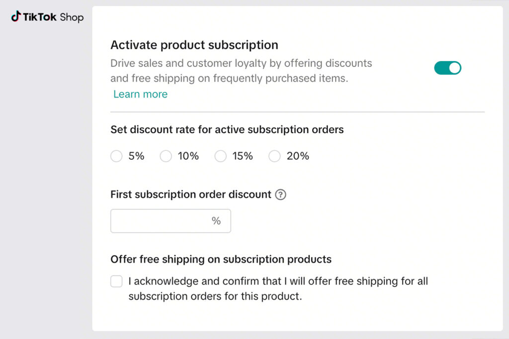TikTok Subscriptions coming to all UK sellers