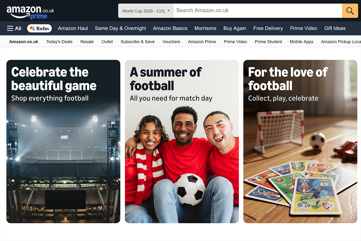 Amazon launches Summer of Football store for match day essentials