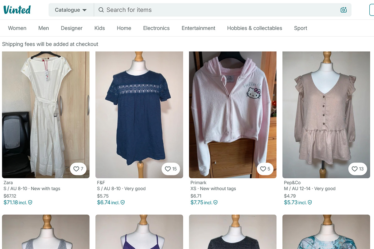 Vinted Australia launched (With shipping from the UK)
