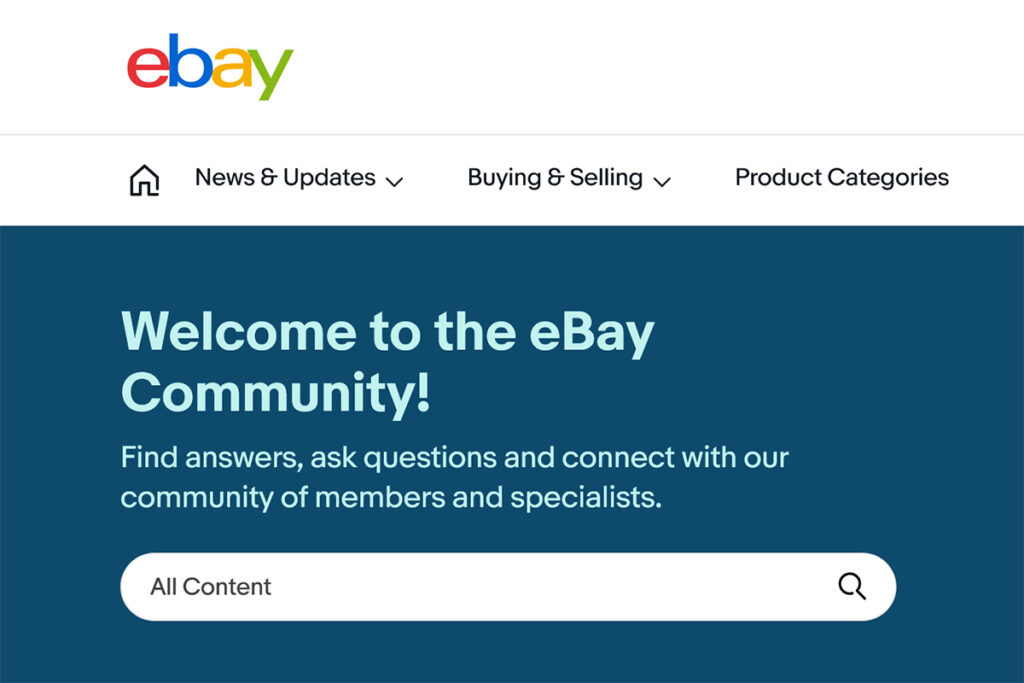 eBay.com to migrate community boards to new platform