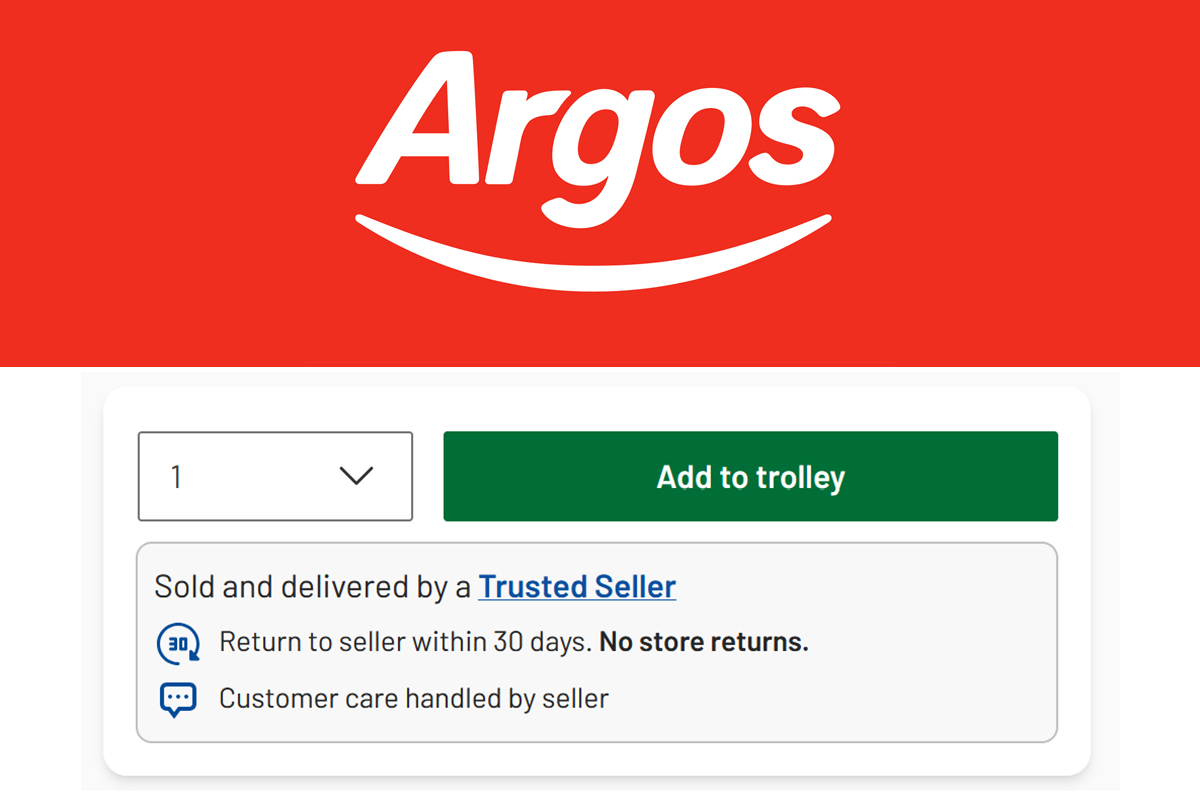 Argos Marketplace goes live with 80 sellers