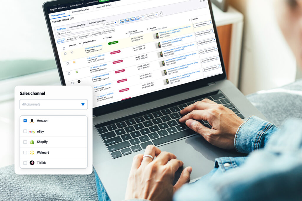 New Amazon Multichannel Selling Tools for eBay, Shopify, TikTok, and Walmart