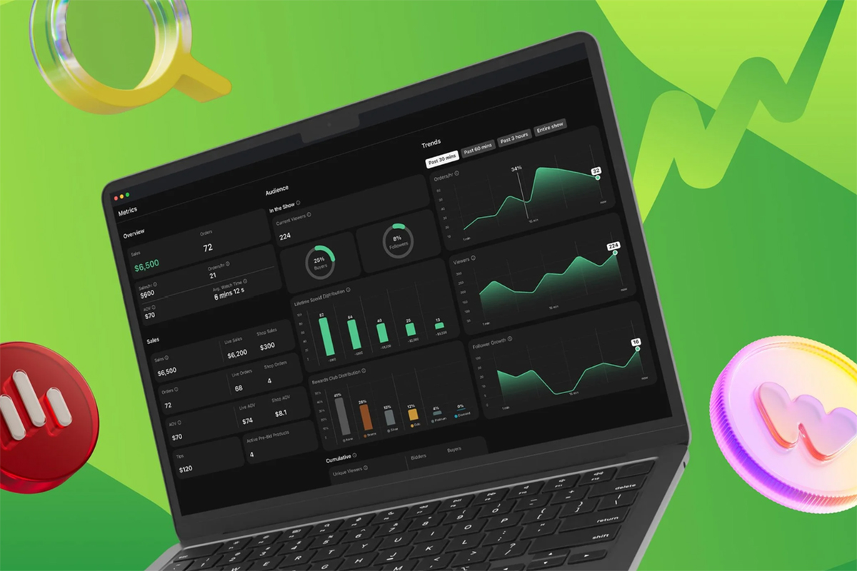 New Whatnot Live Analytics & Chat Badges