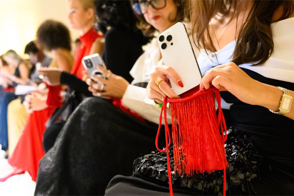 Pinterest and Claudia Smith staged a phone-free front row at London Fashion Week