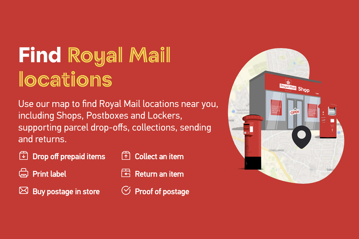 New Royal Mail location finder launched