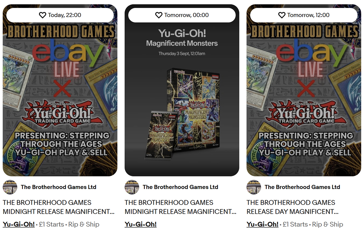Yu-Gi-Oh! Magnificent Monsters: UK collectors gain early online access via eBay Live