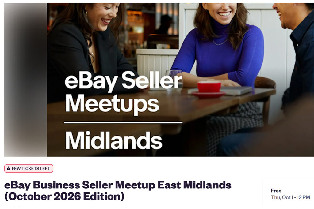 eBay Business Seller Meetup East Midlands October 2026