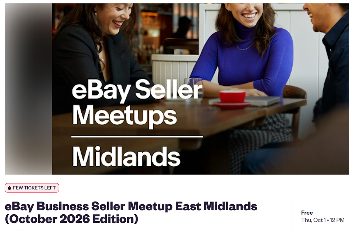 eBay Business Seller Meetup East Midlands October 2026