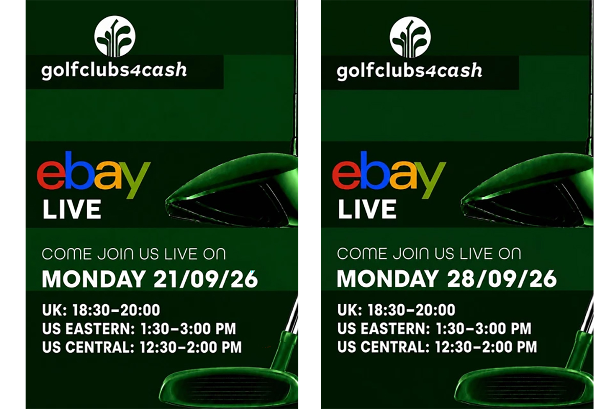 eBay Live heads to the PGA at Wentworth as searches for pre-loved golf equipment rise 96%